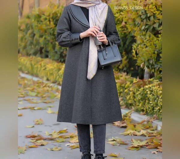 عکس پالتو ساده زنانه
