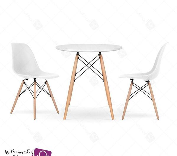 عکس میز ناهار خوری چهار نفره سفید