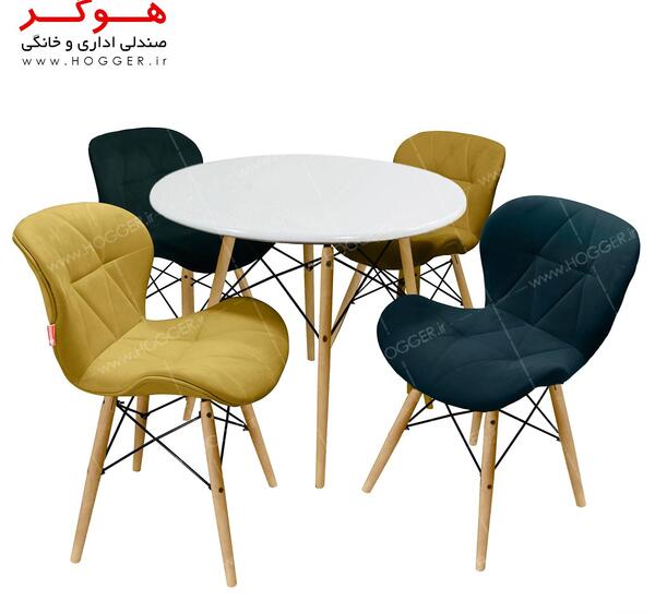 عکس میز ناهار خوری چهار نفره سفید