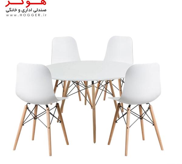 عکس میز ناهار خوری چهار نفره سفید
