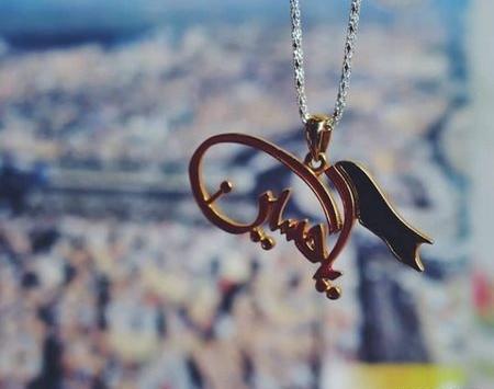عکس گردنبند یا حسین