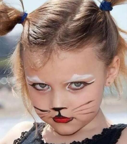 عکس نقاشی روی صورت برای هالووین