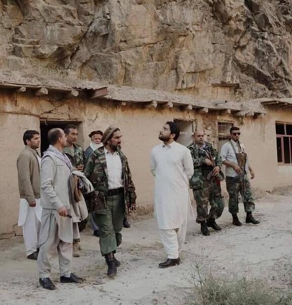 عکس احمد مسعود در ایران