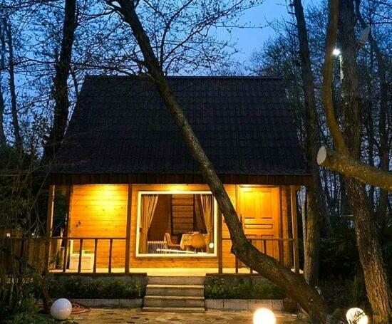 عکس کلبه چوبی تو جنگل