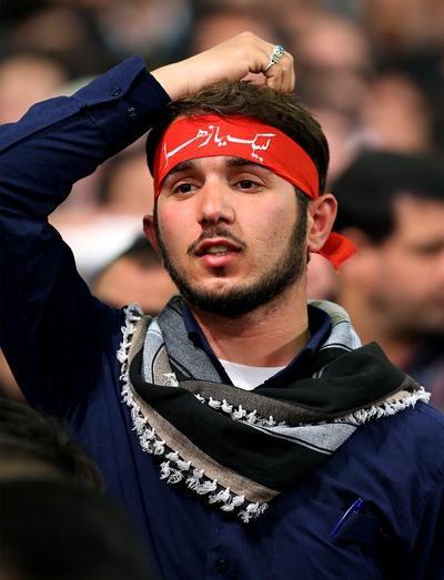 عکس حاج قاسم در فاطمیه