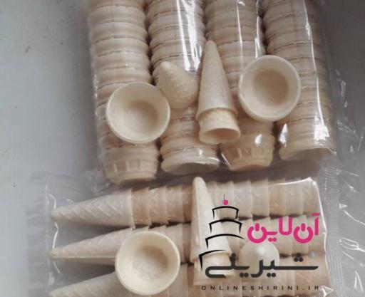 عکس حلوا در نان قیفی