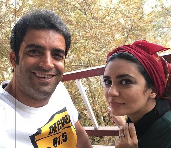 عکس لیندا کیانی در پشت صحنه