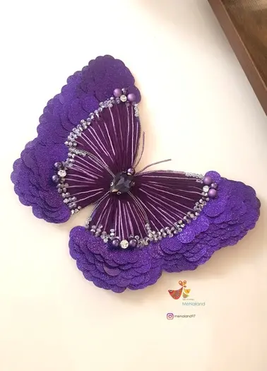 عکس پروانه جواهردوزی