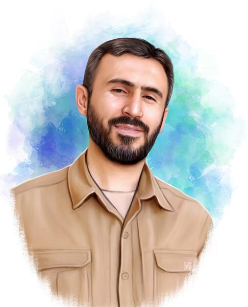 عکس نوشته شهید رضا حاجی زاده