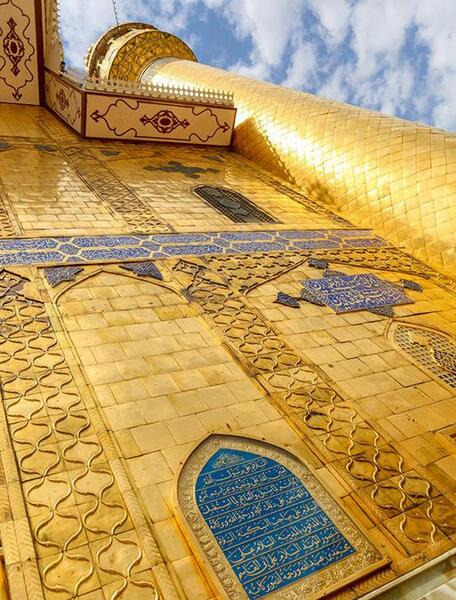 عکس صحن حرم امام علی