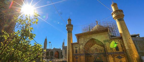 عکس صحن حرم امام علی