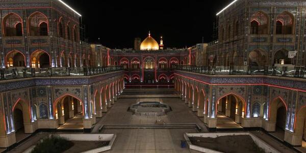 عکس صحن حرم امام علی