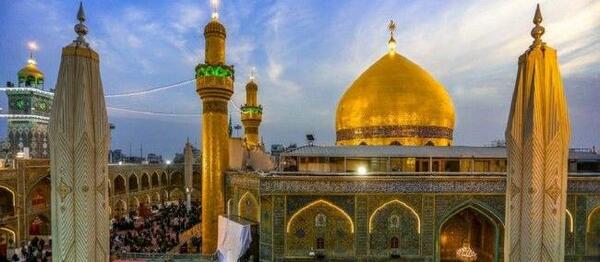 عکس صحن حرم امام علی
