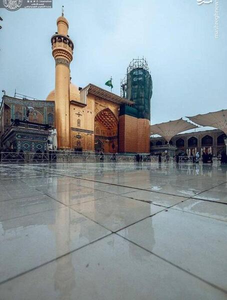 عکس صحن حرم امام علی