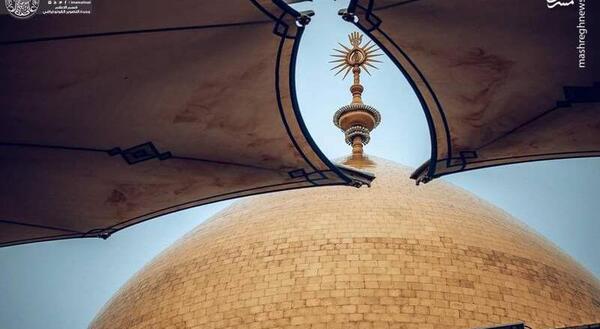 عکس صحن حرم امام علی