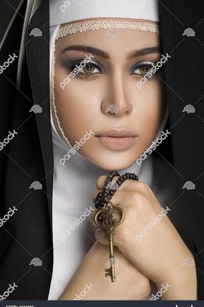 ژست عکس روسری