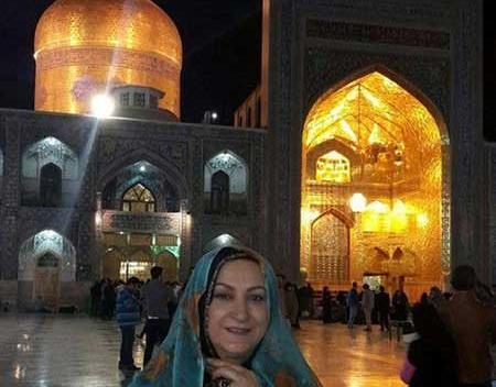 ژست عکس گرفتن در حرم امام رضا