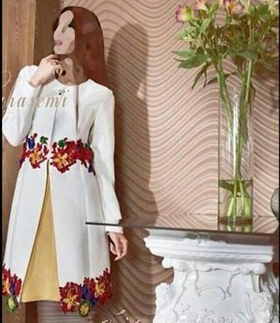 عکس مدل مانتو اسپرت خال خالی