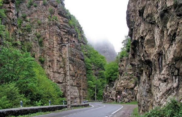 عکس جاده چالوس