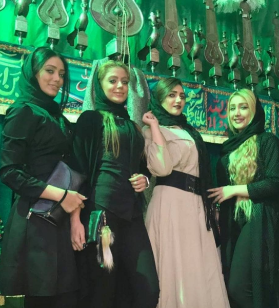عکس نوشته حجاب و دختر