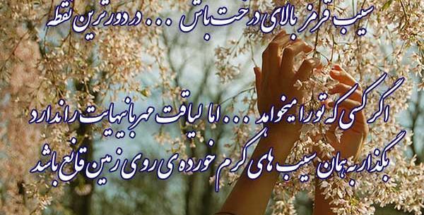 عکس نوشته زندگی قافیه باران است