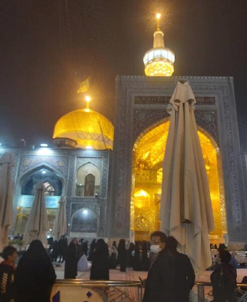 عکس از حرم امام رضا طبیعی