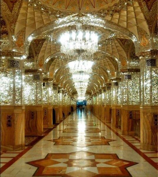عکس از حرم امام رضا طبیعی