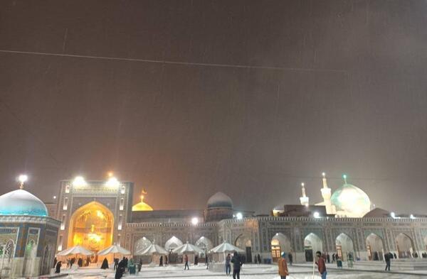 عکس از حرم امام رضا طبیعی