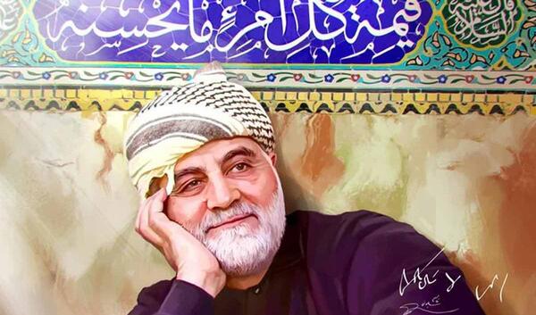 عکس شهید حاج قاسم سلیمانی برای تصویر زمینه