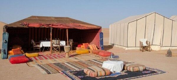 عکس چادر زدن در طبیعت