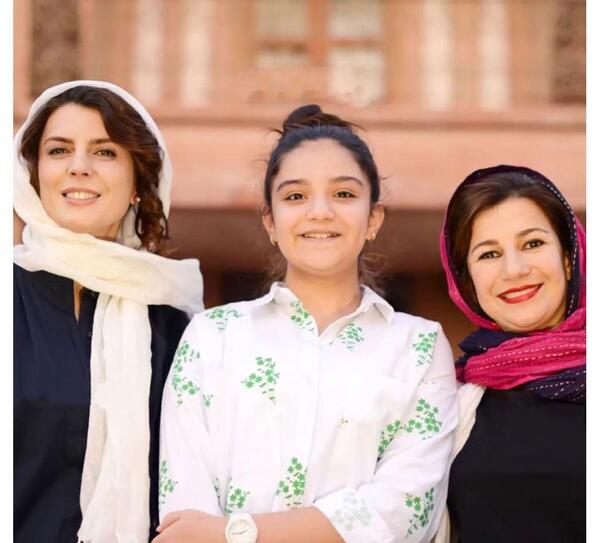عکس لیلا حاتمی با پدرش