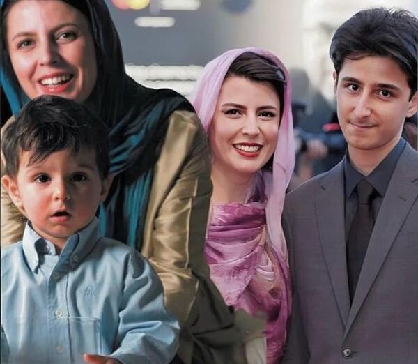 عکس لیلا حاتمی با پدرش