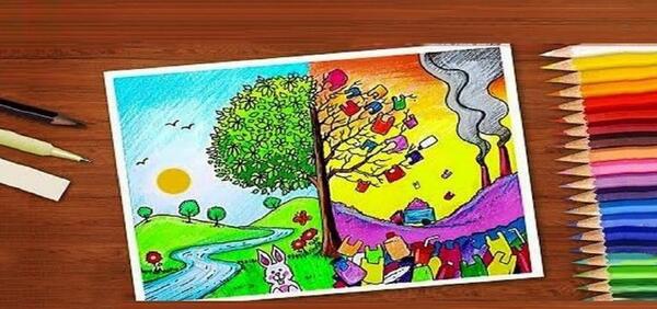 عکس هوای آلوده و پاک