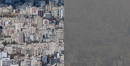 عکس هوای آلوده و پاک