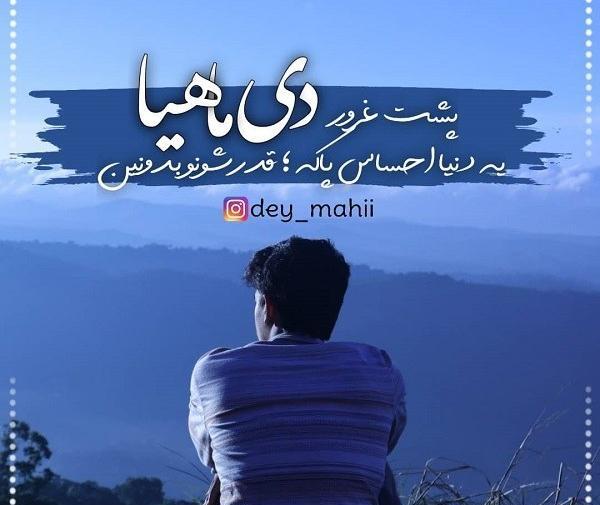 عکس نوشته دی ماهی مغرور