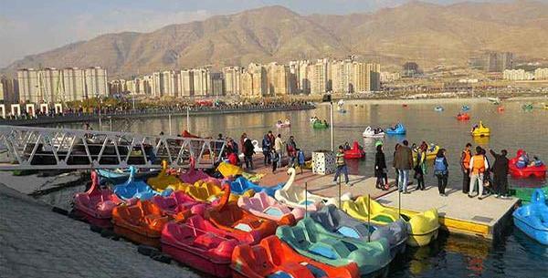 عکس دریاچه چیتگر