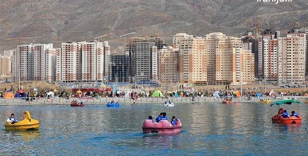 عکس دریاچه چیتگر