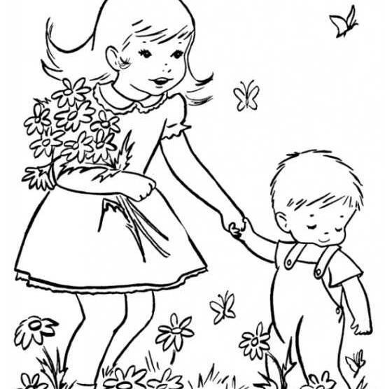 عکس نقاشی کودکانه چهار فصل
