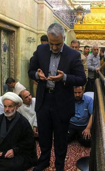 عکس شهید سلیمانی هند