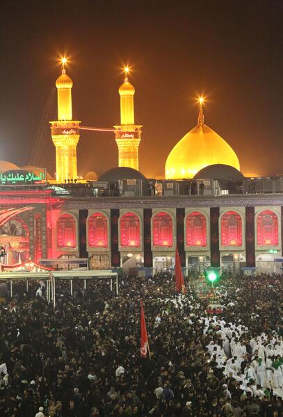 عکس حرم امام حسین لایه باز