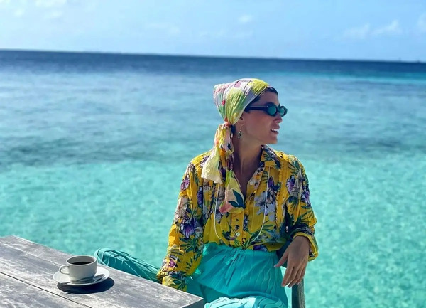 عکس فرشته حسینی در جشنواره مراکش