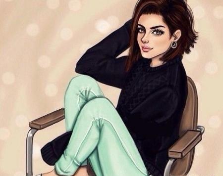 عکس دخترونه غمگین فانتزی