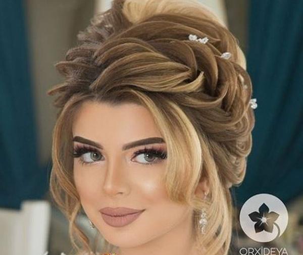 عکس شینیون مو از جلو