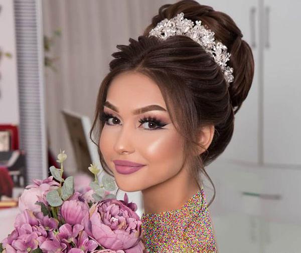 عکس شینیون مو از جلو
