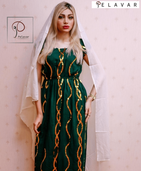 عکس پیراهن نواری بندری