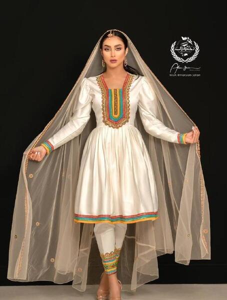 عکس پیراهن نواری بندری