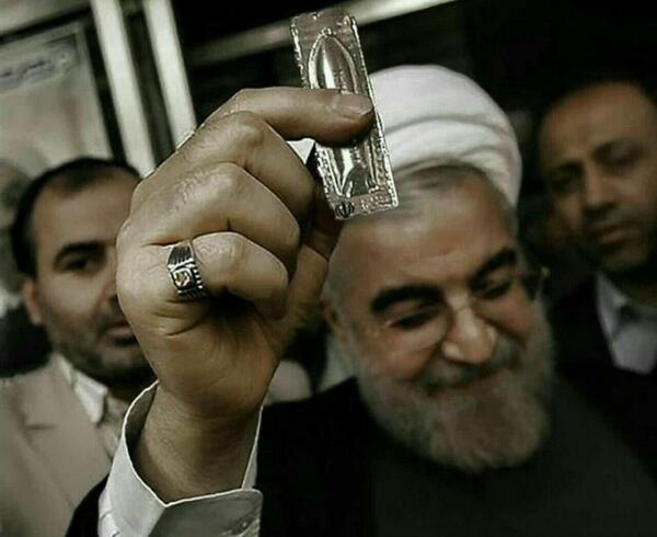 عکس های خنده دار روحانی و احمدی نژاد