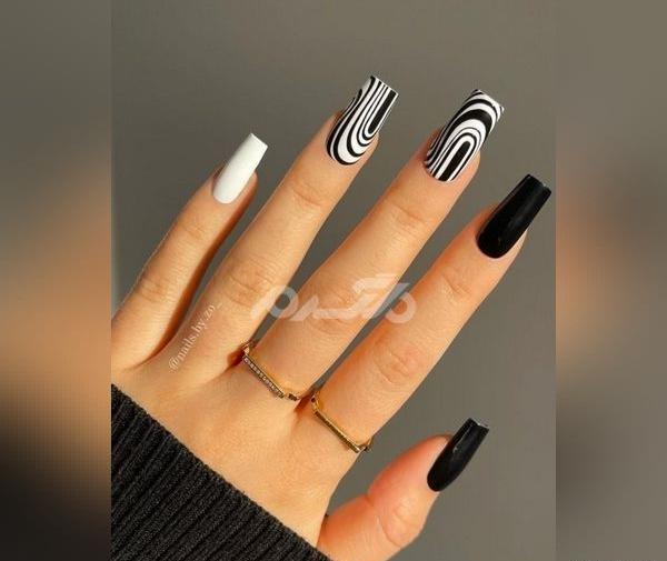عکس مدل ناخن خفن گنگ