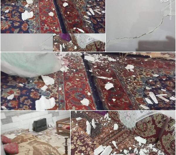 عکس زلزله در خوی