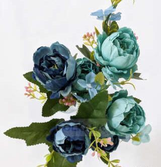 عکس گل رز آبی فیروزه ای
